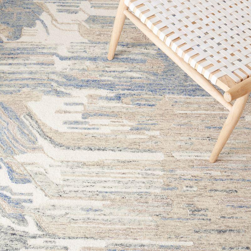 Metro MET902 Hand Tufted Indoor Area Rug - Ivory/Natural - 5'x8' - Safavieh