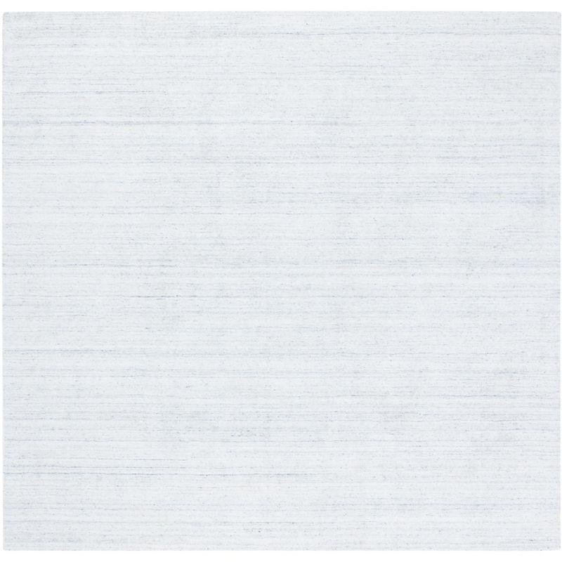 Mirage MIR176 Hand Loomed Indoor Area Rug - Ivory/Silver - 6'x6' - Safavieh