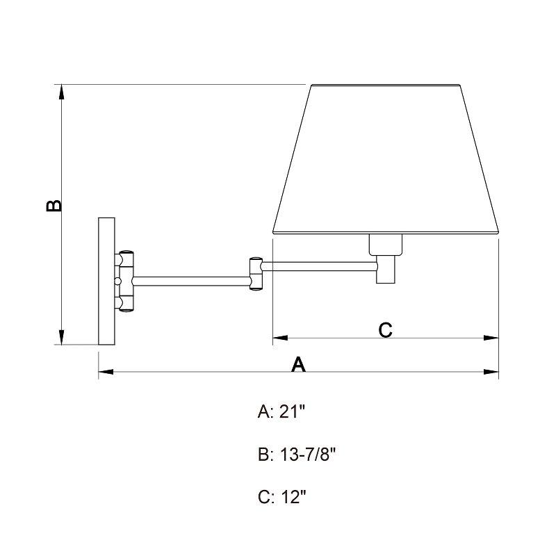Clarinda Steel Swing Arm Sconce