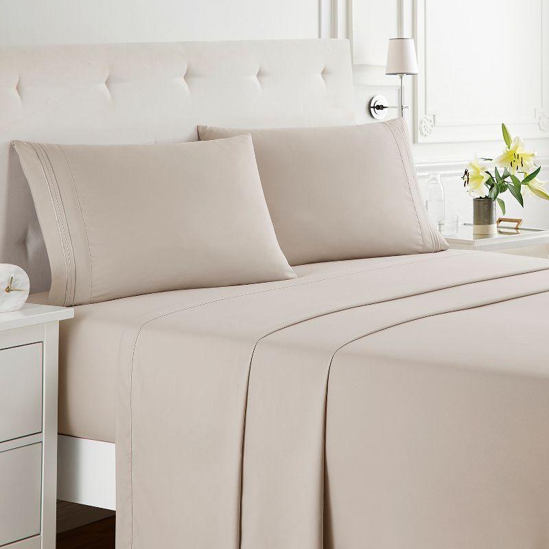 Nestl Double Brushed Hotel Luxury Sheet Set with Extra Soft Sheets & Pillowcases