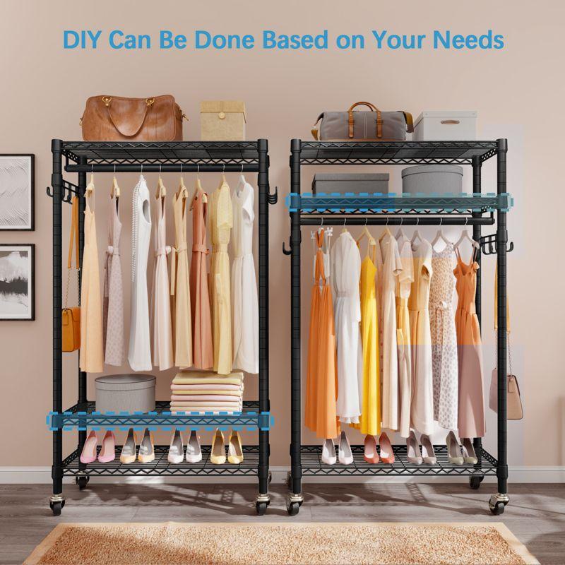 35.4'' Metal Freestanding Garment Rack