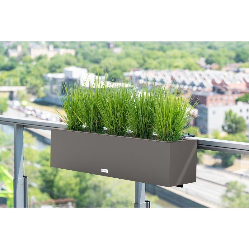 Block Series Railing Window Box Planter