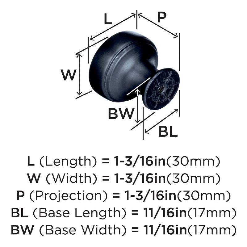 Highland Ridge 1 3/16" Diameter Mushroom Knob