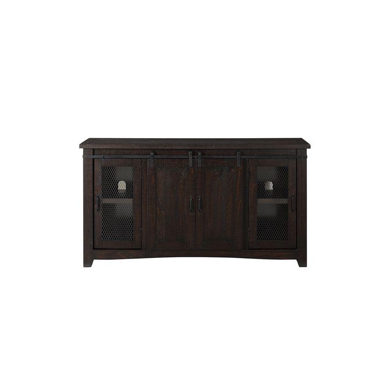 Durango 65" Solid Wood TV Stand Espresso Finish - Martin Svensson Home