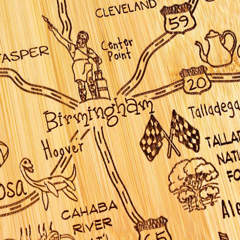 Totally Bamboo Destination Alabama Cutting Board