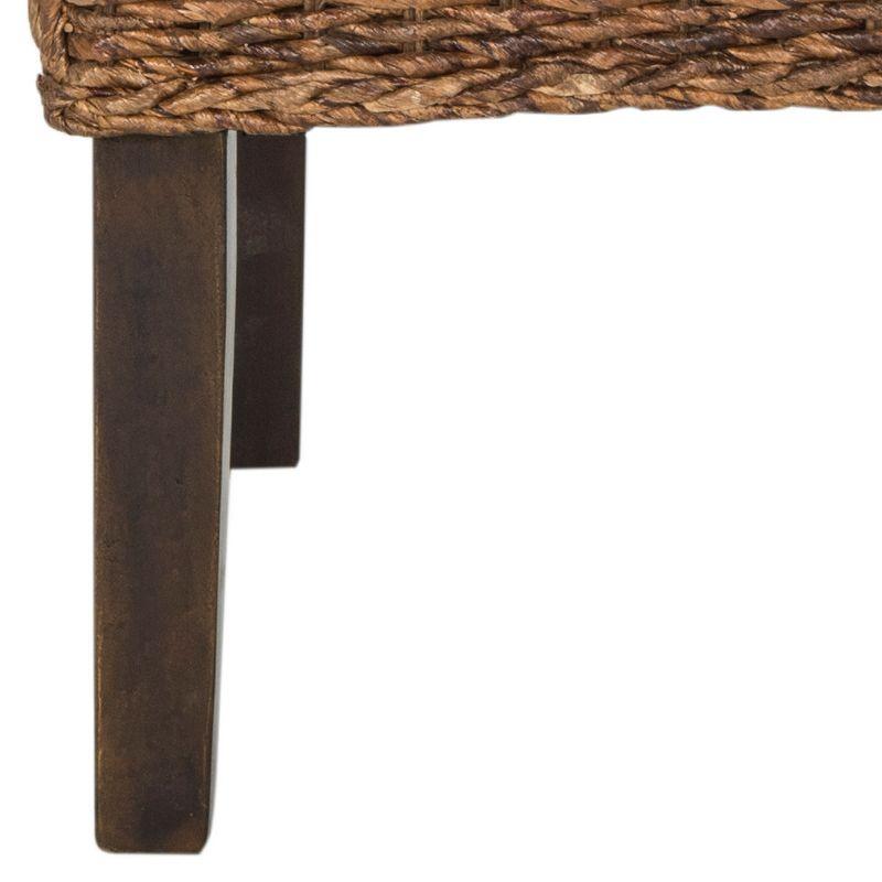 Avita 18''H Wicker Dining Chair (Set of 2) - Brown - Safavieh