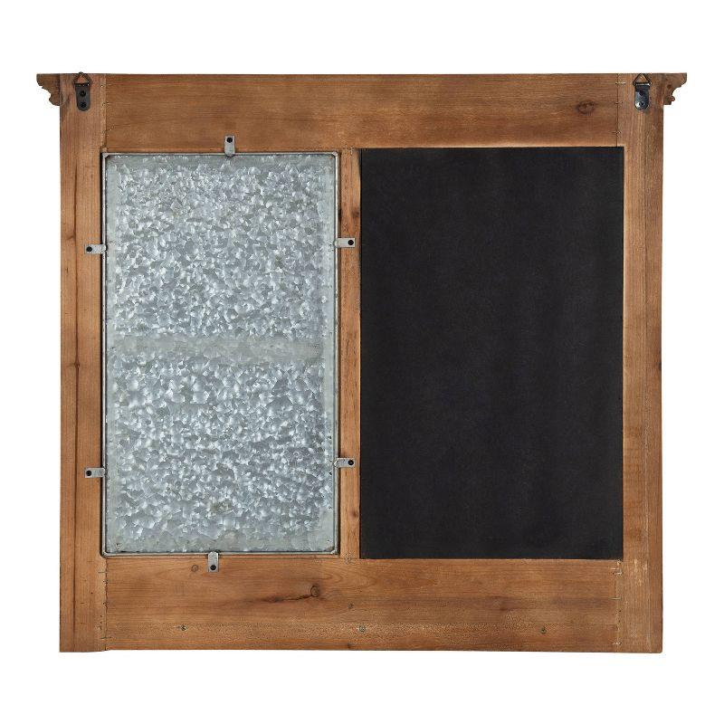 Kate and Laurel Solid Wood Wall Organizer