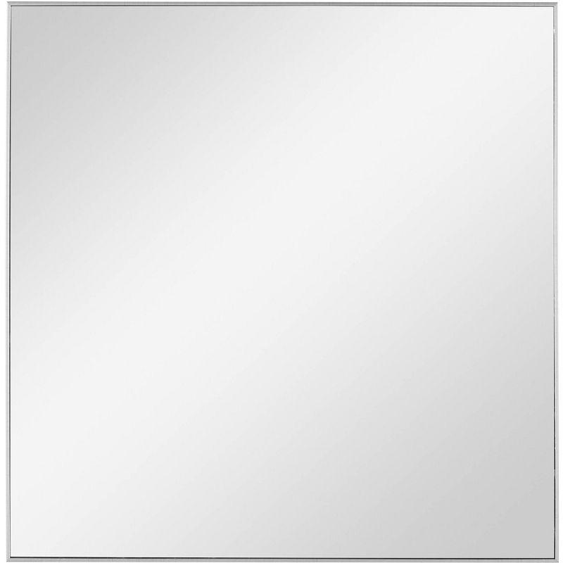 Uttermost Alexo Brushed Silver 28" Square Wall Mirror