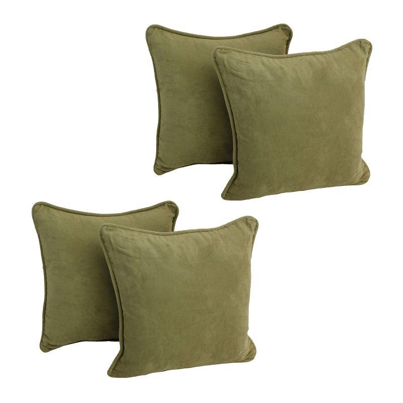 Microsuede Reversible Throw Pillow