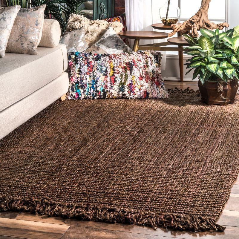 Nuloom Daniela Farmhouse Chunky Jute Indoor Area Rug