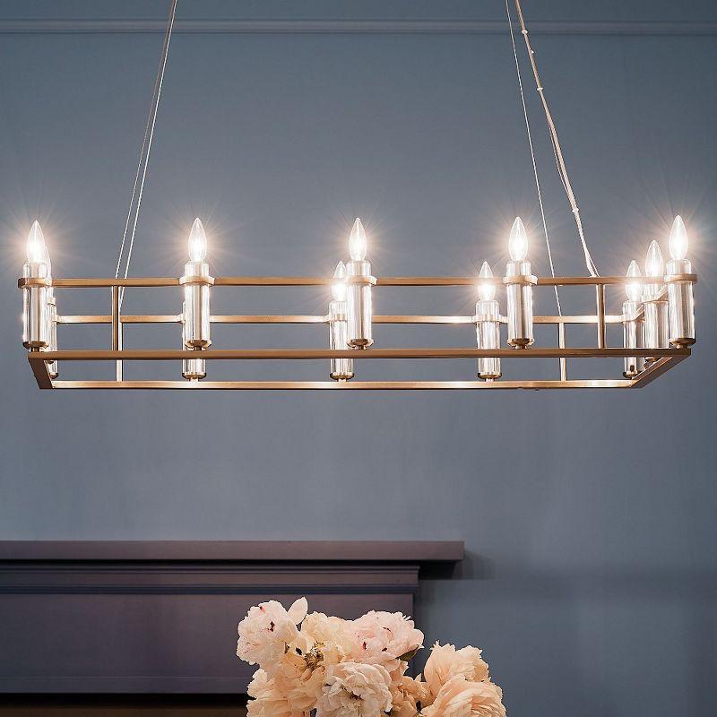 Kichler Lighting Rosalind 12 - Light Chandelier in  Brushed Natural Brass