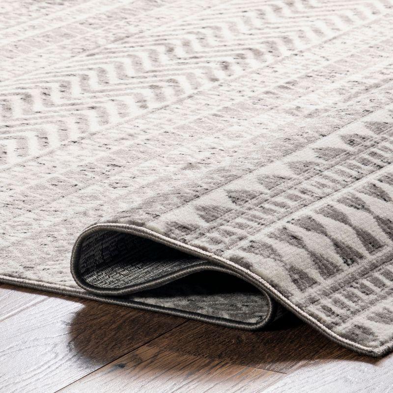 Nuloom Catherina Trellis 8x10 Indoor Area Rug for Living Room Bedroom Dining Room Kitchen, Grey/Ivory