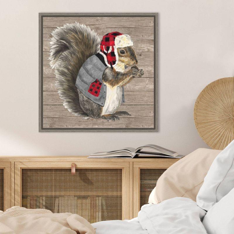 Amanti Art Warm in the Wilderness Squirrel by Tara Reed Framed Wall Art Print