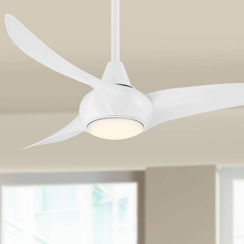 44" 3 - Blade LED Propeller Ceiling Fan with Remote Control and Light Kit Included