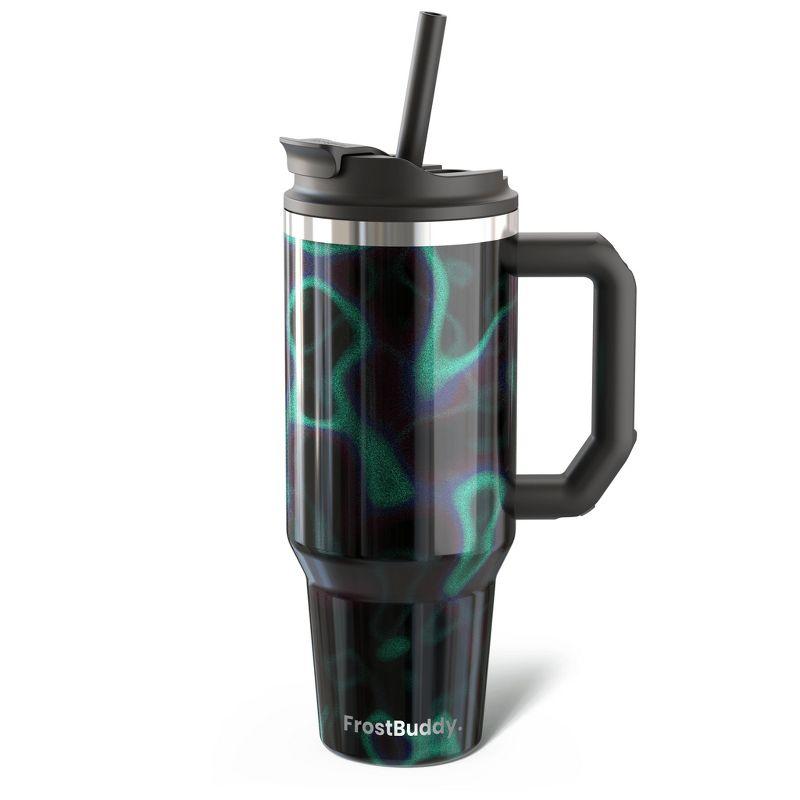 FrostBuddy 40 Oz Thicc Buddy Insulated Tumbler | Stainless Steel + Chapstick Holder Lights 40