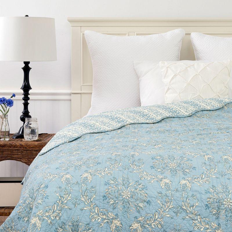 C&F Home Colonial Williamsburg Windsor Blue Twin Quilt
