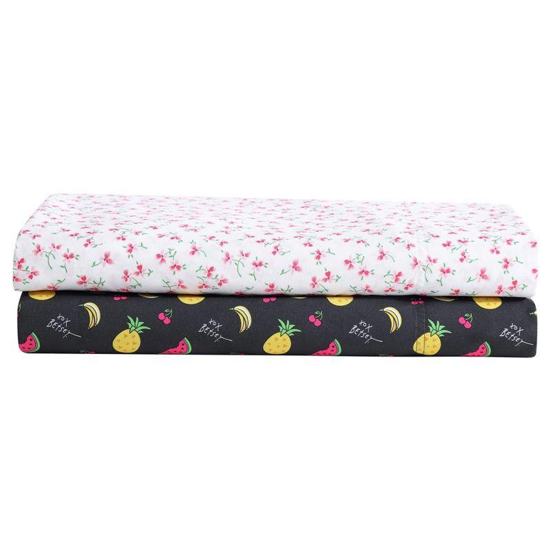 Betsey Johnson Betsey Johnson Printed Novelty Sheet Sets