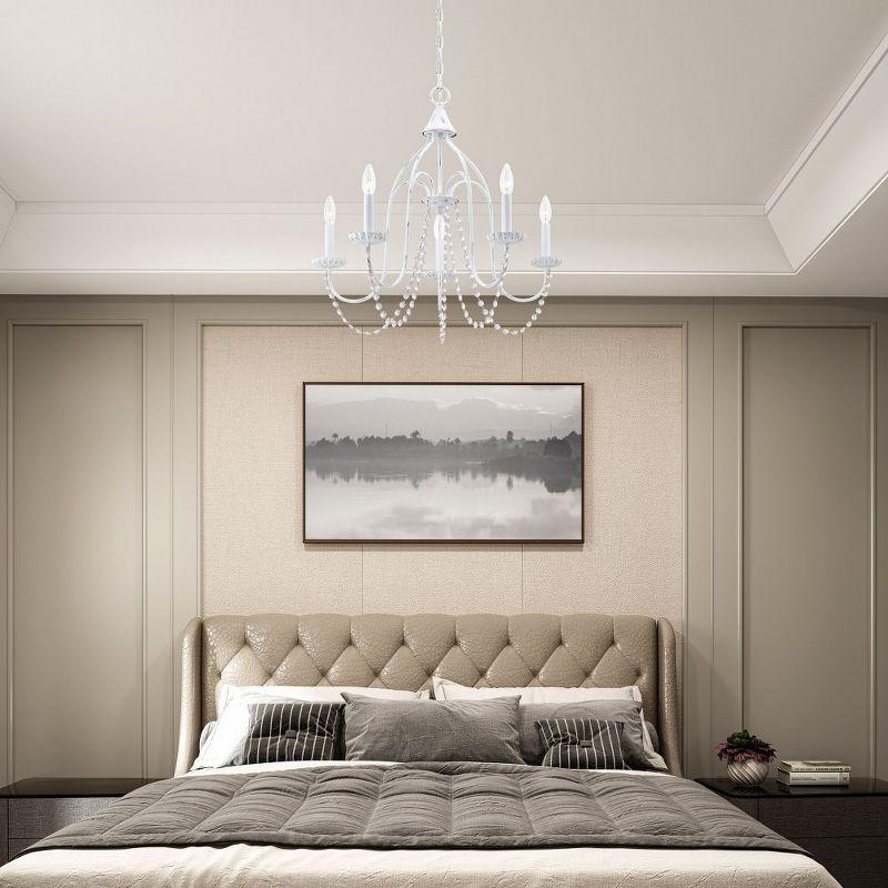 Livex Lighting Alessia 5 - Light Chandelier in  Antique White