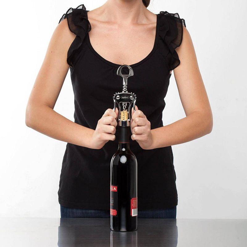 ZYLISS Easy Corkscrew Wine Opener 7.5" Stainless Steel E930046U