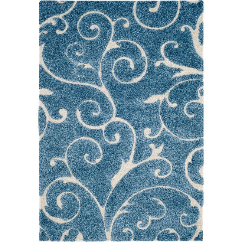 Florida Shag SG455 Power Loomed Area Rug  - Safavieh