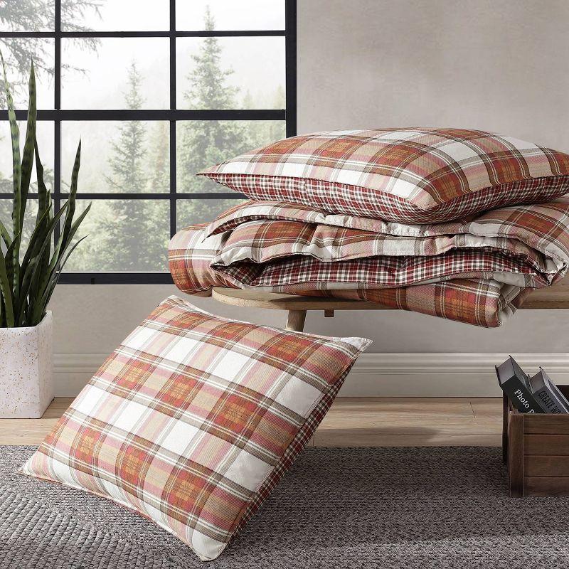 Edgewood Plaid Reversible Comforter Set - Eddie Bauer