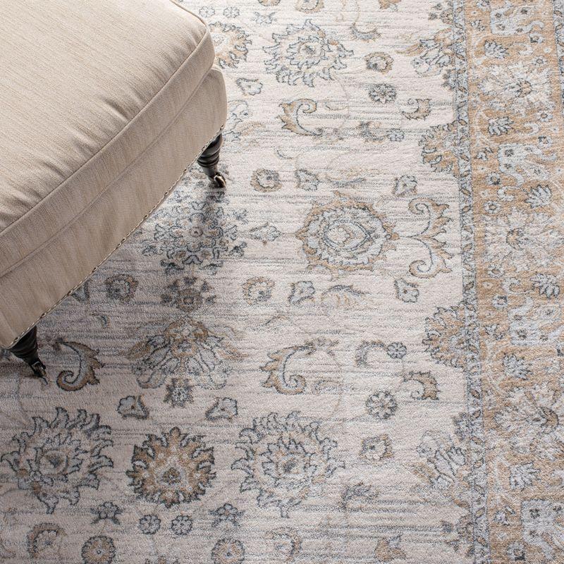 Isabella ISA940 Power Loomed Area Rug - Cream/Beige - 6'7"x6'7" - Safavieh.
