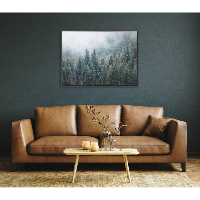 Kate & Laurel All Things Decor 28"x38" Sylvie Evergreen Dream 2: Tranquil Forest Canvas Art by F2Images