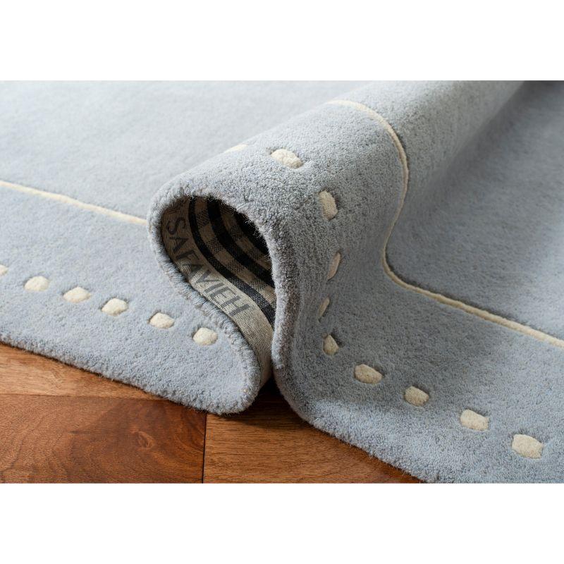 Bella BEL151 Hand Tufted Runner Rug - Light Blue/Ivory - 2'3"x11' - Safavieh.