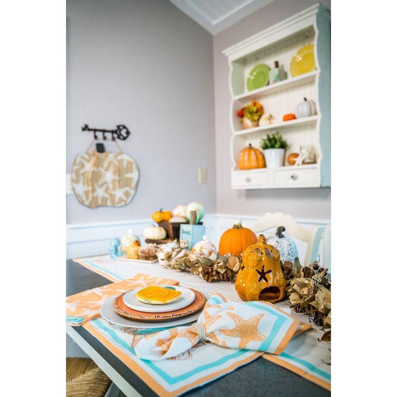 Beachcombers Give Thanks Coastal Thanksgiving Table Runner