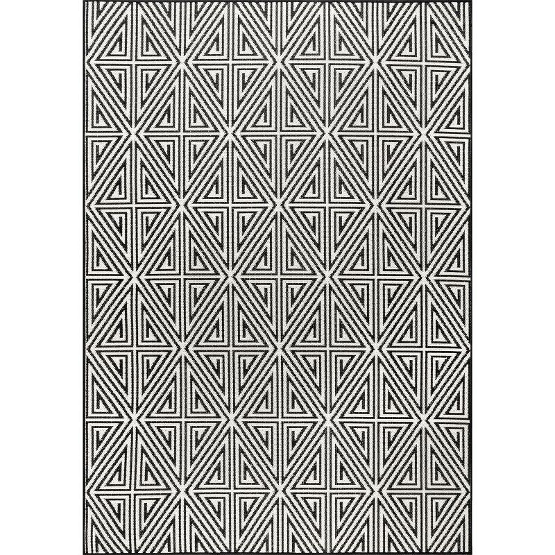 nuLOOM Kelsey Modern Abstract Indoor and Outdoor Area Rug