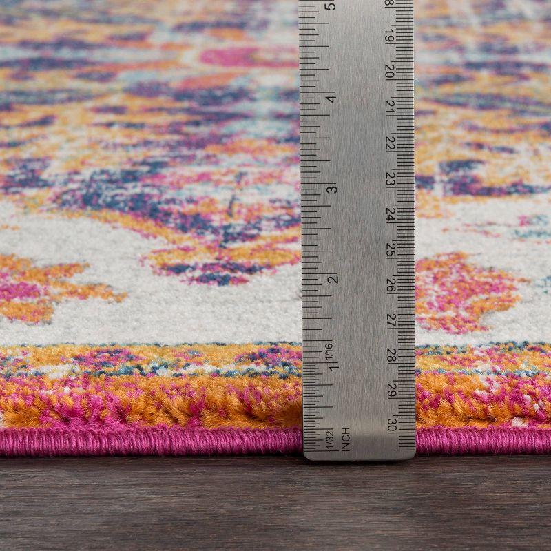 Livabliss 2'x3' Abby Traditional Rugs Cream/Saffron: Stain & Fade-Resistant, Medium Pile, Indoor Use