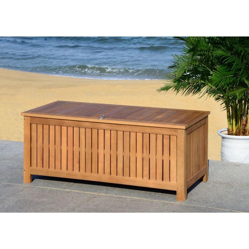 Abri 47.63 Inch L Outdoor Cushion Deck Box  - Safavieh