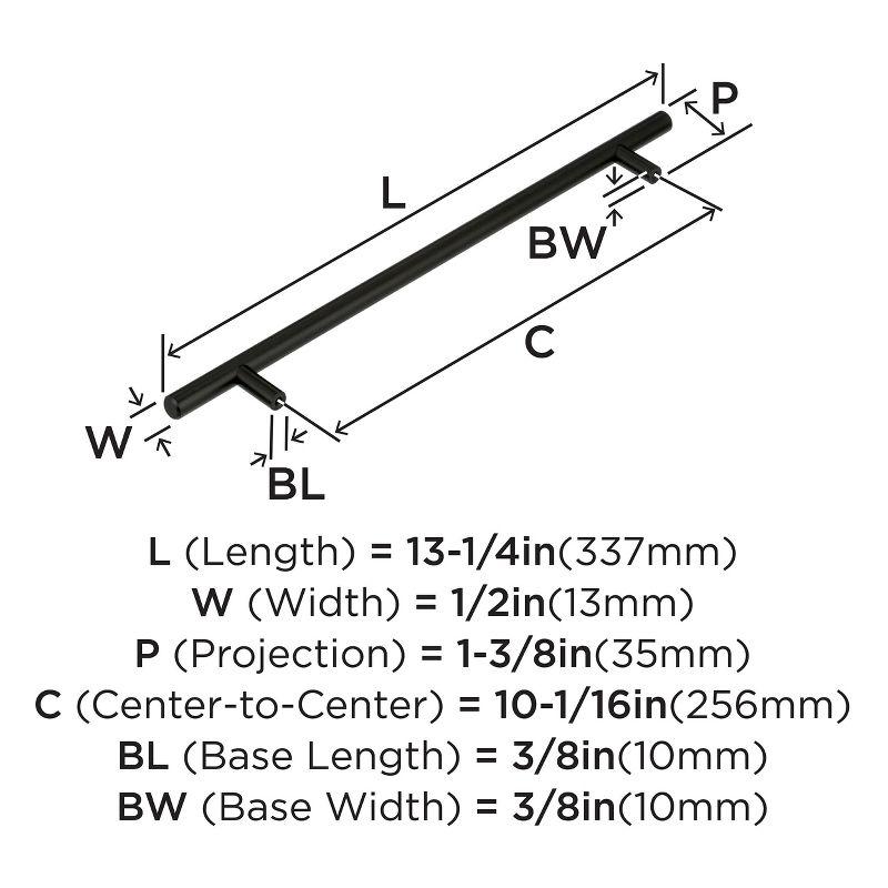 Wayfair Basics® Bar Pulls 10 1/16" Center to Center Bar Pull