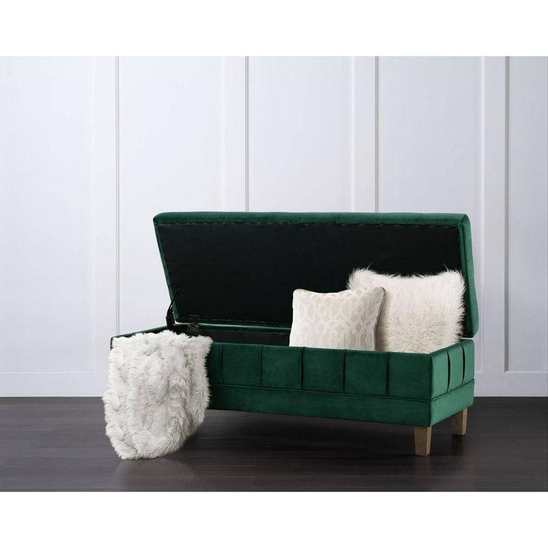 Jude Tufted Storage Ottoman - Picket House Furnishings