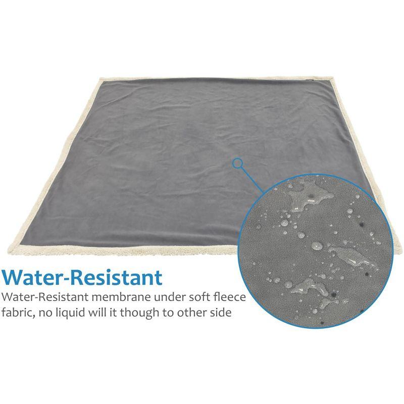 Kritter Planet Waterproof Dog Blanket, 30"x50", Gray