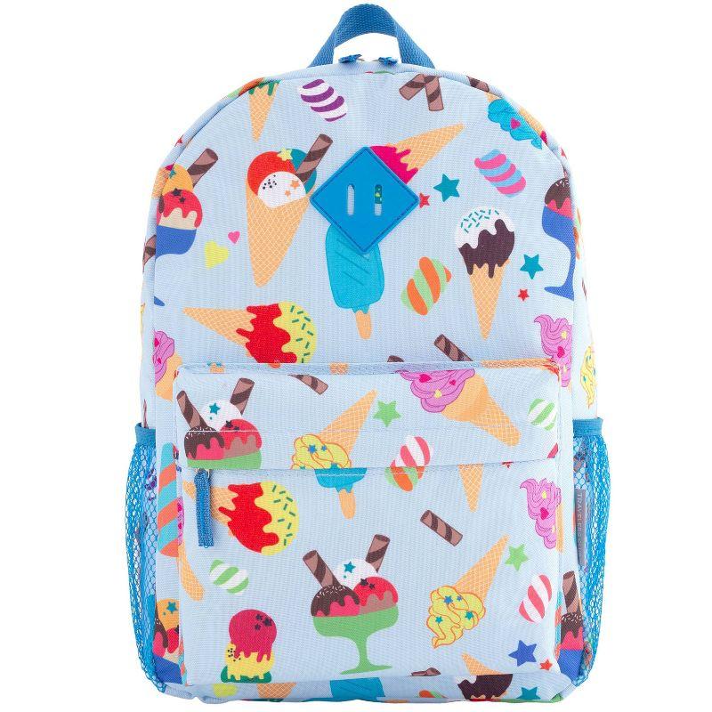 Travelers Club Kids' 5pc Hardside Checked Spinner Luggage Set - Ice Cream