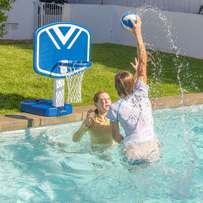 GoSports GoSports Splash Hoop 2-in-1 Pool Basketball Hoop & Volleyball Net Game Set