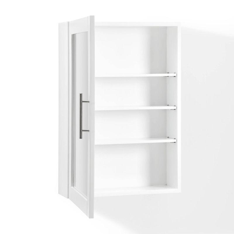 Crosley Savannah Medicine Cabinet White : Microfiber, Machine Washable, Non-Slip Backing