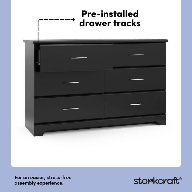 Brookside 6 Drawer Double Dresser