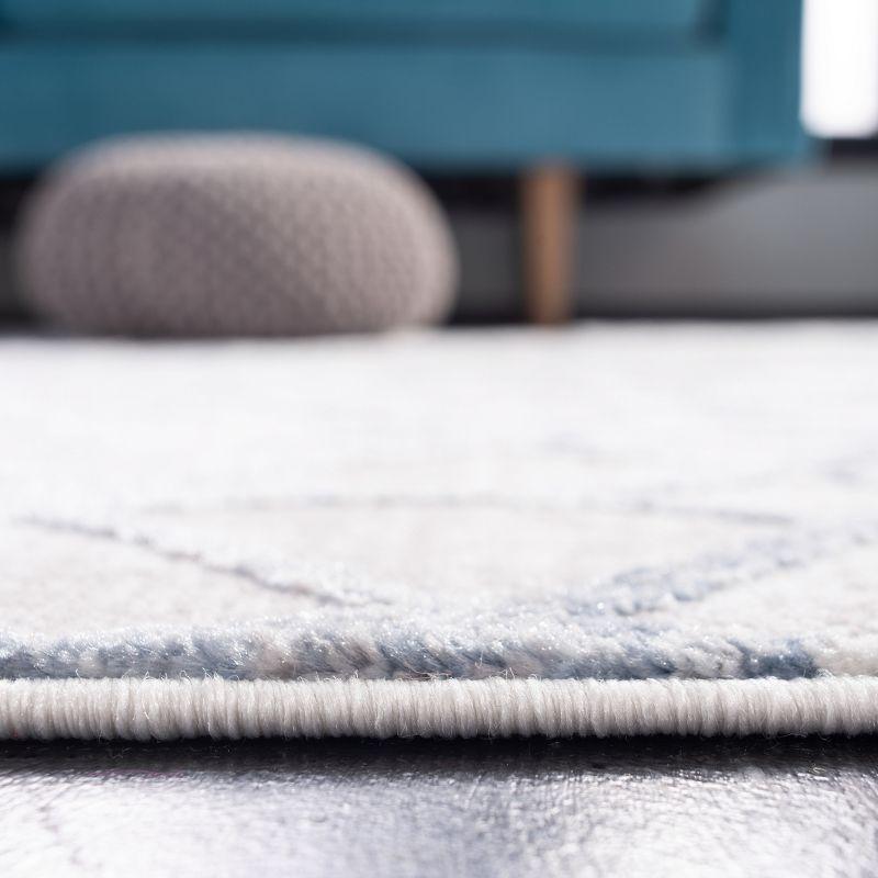 Amelia ALA792 Power Loomed Runner Rug - Grey/Blue - 2'2"x22' - Safavieh.
