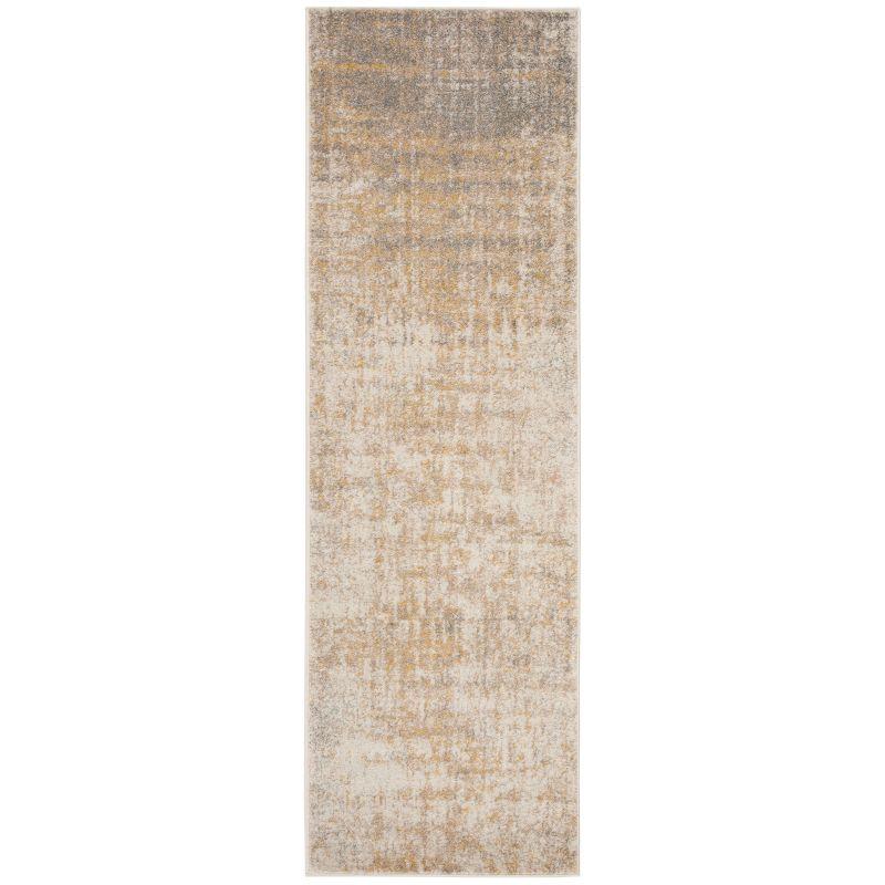 Adirondack ADR207 Machine Made Indoor Runner - Creme/Gold - 2'-1"x6' - Safavieh