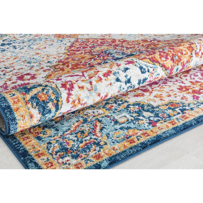 Rugs America Harper Abstract Vintage Area Rug