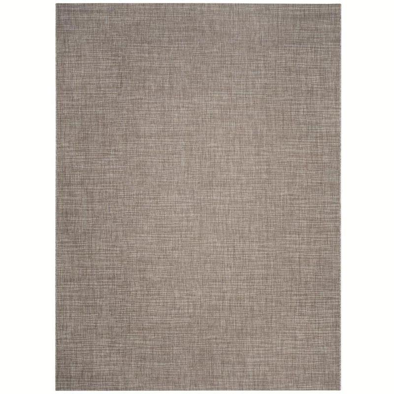 Courtyard CY8576 Power Loomed Indoor and Outdoor Area Rug - Light Brown - 8'x11' - Safavieh