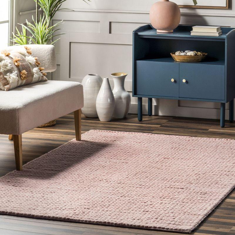 Nuloom Penelope Braided Wool Indoor Area Rug