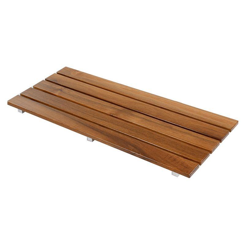 Teak Wood Folding Wall Mounted Shower Seat Bench