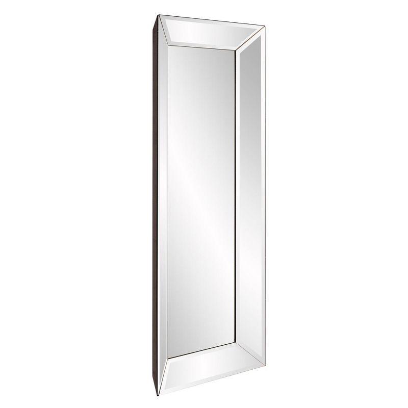 48"x20" Silver Wood Framed Rectangular Dressing Mirror