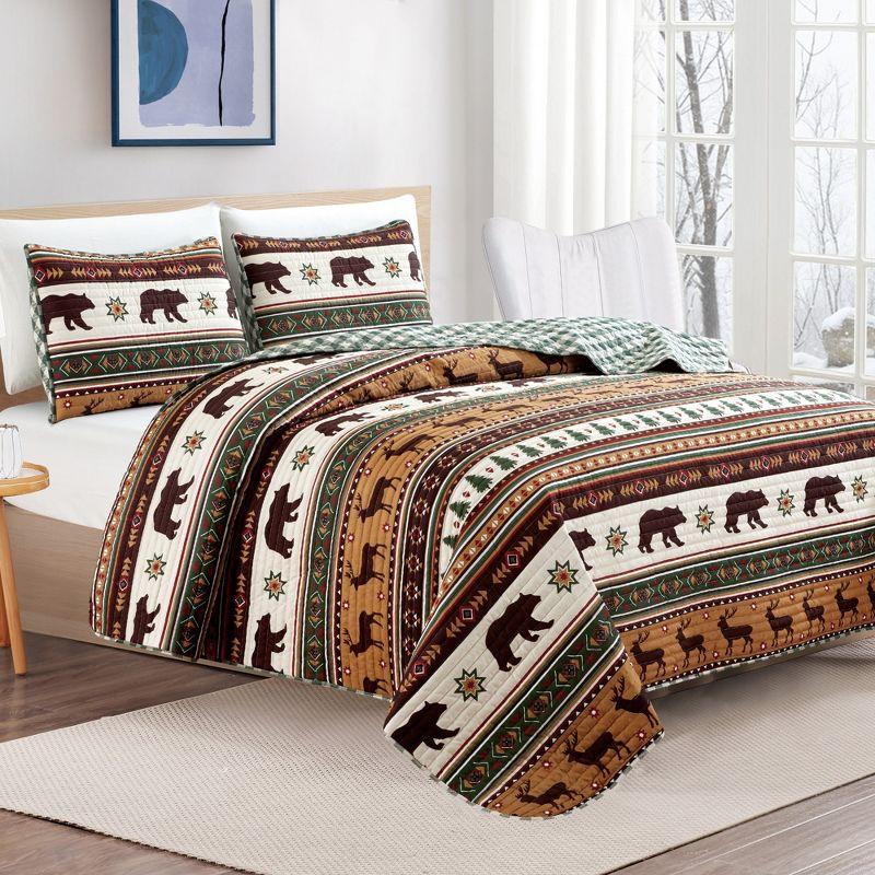 Cedar Creek Log Cabin Quilt Set