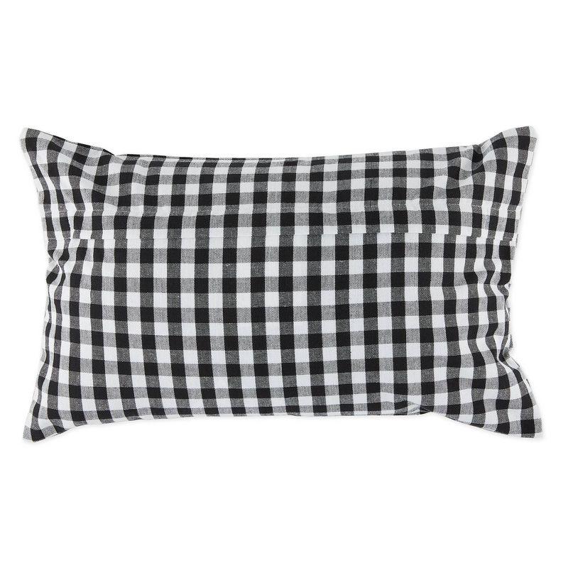 Gingham Check Kitchen Tabletop Bed Plaid Cotton Pillow Cover