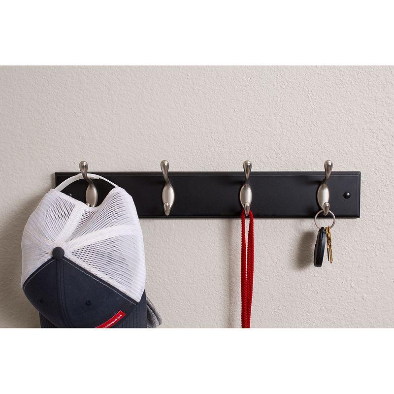 BirdRock Home Wall 4 - Hook Wall Mounted Coat Rack