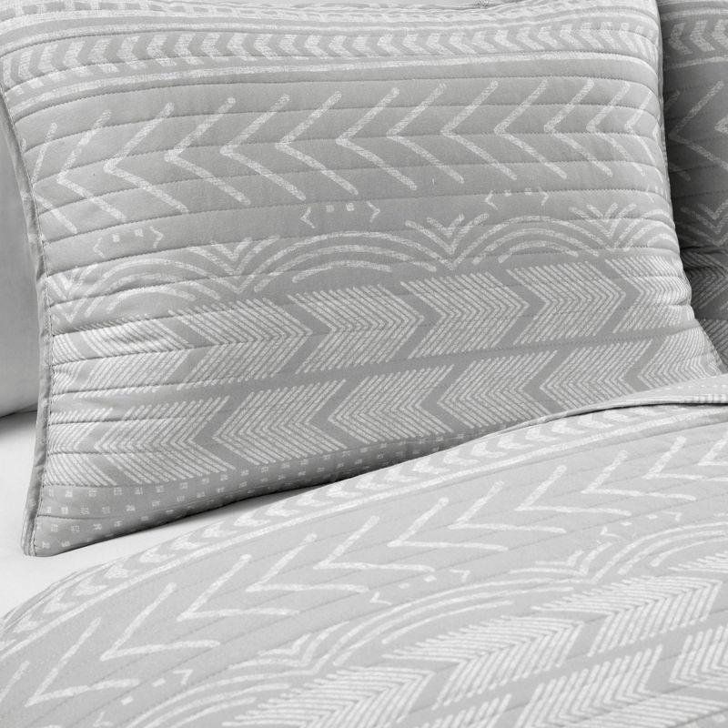 Hygge Geo Reversible Contemporary 3-Piece Quilt Set